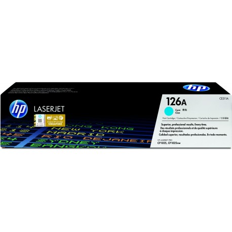 Toner HP Azul Cyan 126A - CE311A