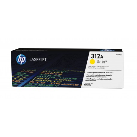 Toner HP LaserJet 312A Amarelo - CF382A