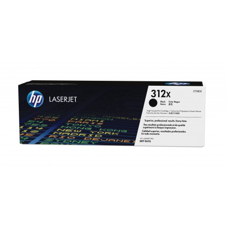 Toner HP LaserJet Alta Capacidade 312X Preto - CF380X