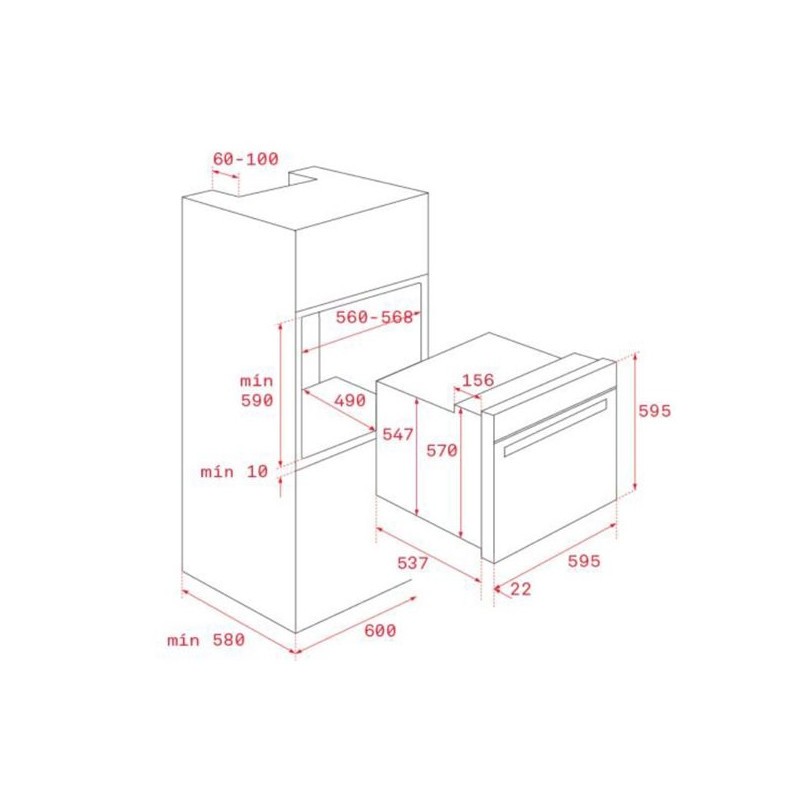 TEKA - Forno Poliv. HBE 615 ME