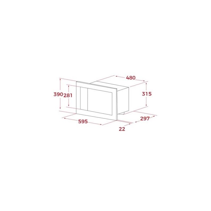 TEKA - Microondas Encastre MB 6200 BI WH Easy 112080004