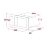 TEKA - Microondas Encastre MB 6200 BI WH Easy 112080004