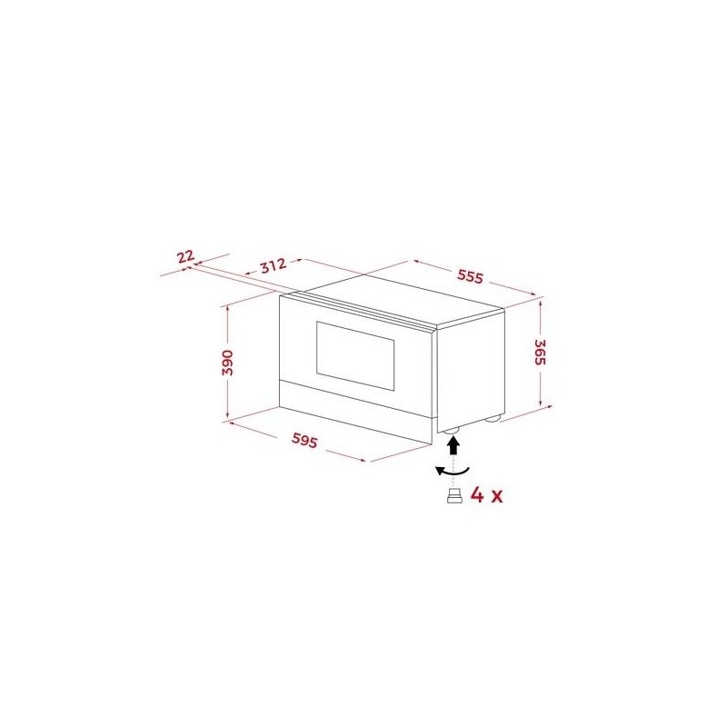 TEKA - Microondas Encastre MS 6220 BI L SS Total 112040009