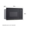 LG - Microondas Encastre MG7Z2593B