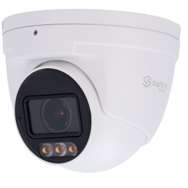 Safire Smart SF-IPT511ZA-4E1-NIGHT Câmara Turret IP E1 NightColor X AI-ISP, 4 MP, 2.8-12 mm, 30 m, PoE, IP67, Áudio, MicroSD, Deteção de movimento, IA , Branco - 8435325489759