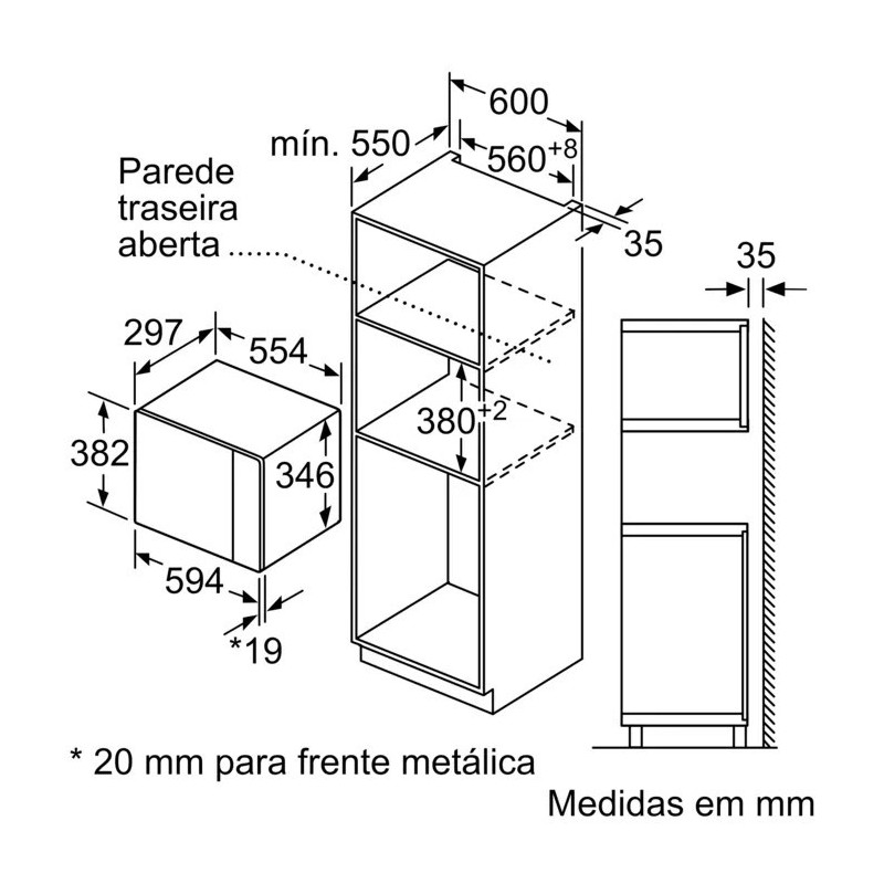 BOSCH - Microondas BFL524MB0