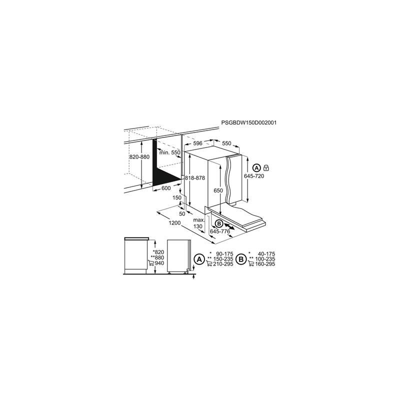 ZANUSSI - Máq. Lavar Loiça Encastre ZDLN2521
