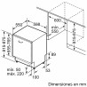 BOSCH - Máq. Lavar Loiça Enc.Serie4 HC SMH4ECX28E
