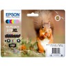 Multipack Epson Squirrel 378XL Original Cores 378XL Claria Photo HD XP-85xx - C13T37984010 - 8715946646497