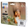 Multipack Epson Squirrel 378XL Original Cores 378XL Claria Photo HD XP-85xx - C13T37984010 - 8715946646497