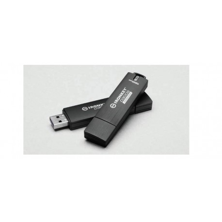 Pen Drive Kingston Technology D300S 8 GB IronKey Encrypted USB 3.1 FIPS Level 3 Preto - 0740617287448