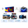 TCL P7K 43P7K QLED TV Plano 109,2 cm (43") 4K Ultra HD, Smart TV, Google TV, Wi-Fi, Ethernet, LAN, Bluetooth, Preto, Metálico - 5901292525958