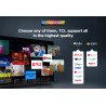 TCL P7K 43P7K QLED TV Plano 109,2 cm (43") 4K Ultra HD, Smart TV, Google TV, Wi-Fi, Ethernet, LAN, Bluetooth, Preto, Metálico - 5901292525958