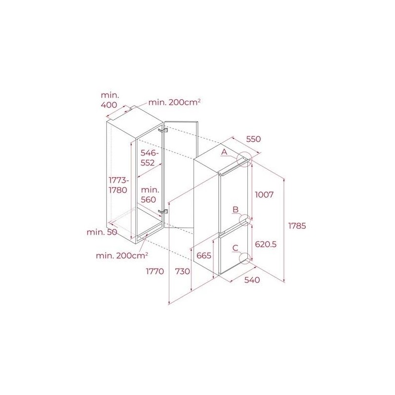 TEKA - Combinado Enc. RBF 73355 FI 113560031
