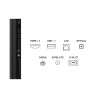 TCL C6K 55C6K MiniLED TV Plano QD-Mini LED 139,7 cm (55") 4K Ultra HD, Smart TV, Wi-Fi, Ethernet, LAN, Bluetooth, Preto, Metálico - 5901292525804