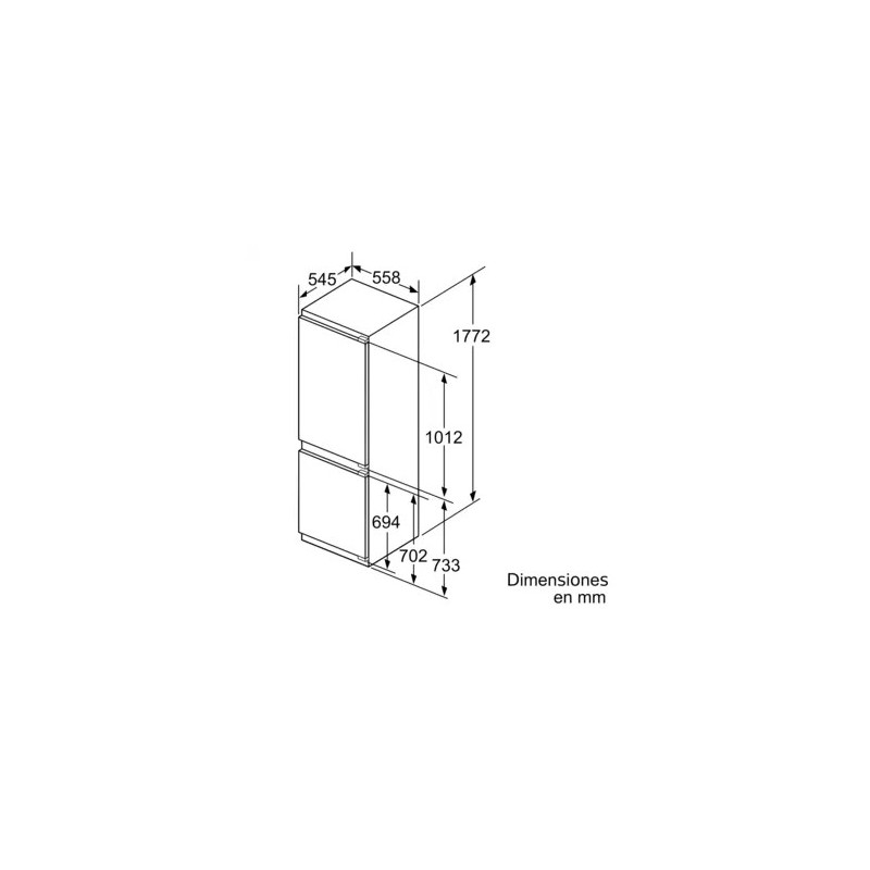 SIEMENS - Combinado Enc. LowFrost IQ500 KI86SAFE0