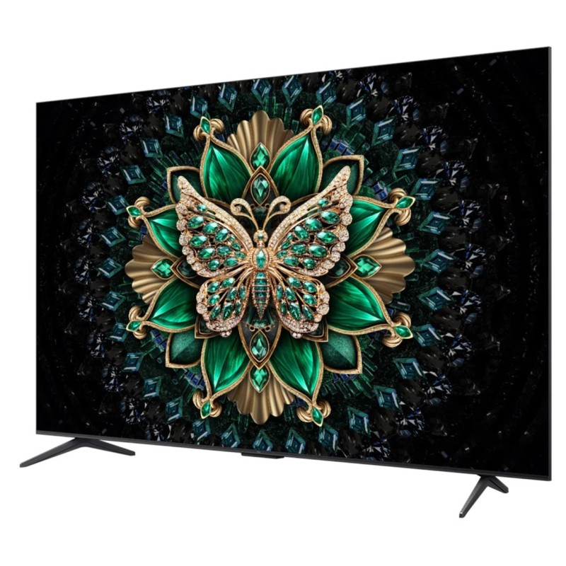 TCL C6K 85C6K MiniLED TV Plano QD-Mini LED 216 cm (85") 4K Ultra HD, Smart TV, Google TV, Wi-Fi, Ethernet, LAN, Bluetooth, Preto, Metálico - 5901292525774