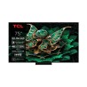 TCL 75C7K MiniLed TV Plano QD-Mini LED 190,5 cm (75") 4K Ultra HD, Smart TV, Google TV, Wi-Fi, Ethernet, LAN, Bluetooth, Preto, Metálico - 5901292525729