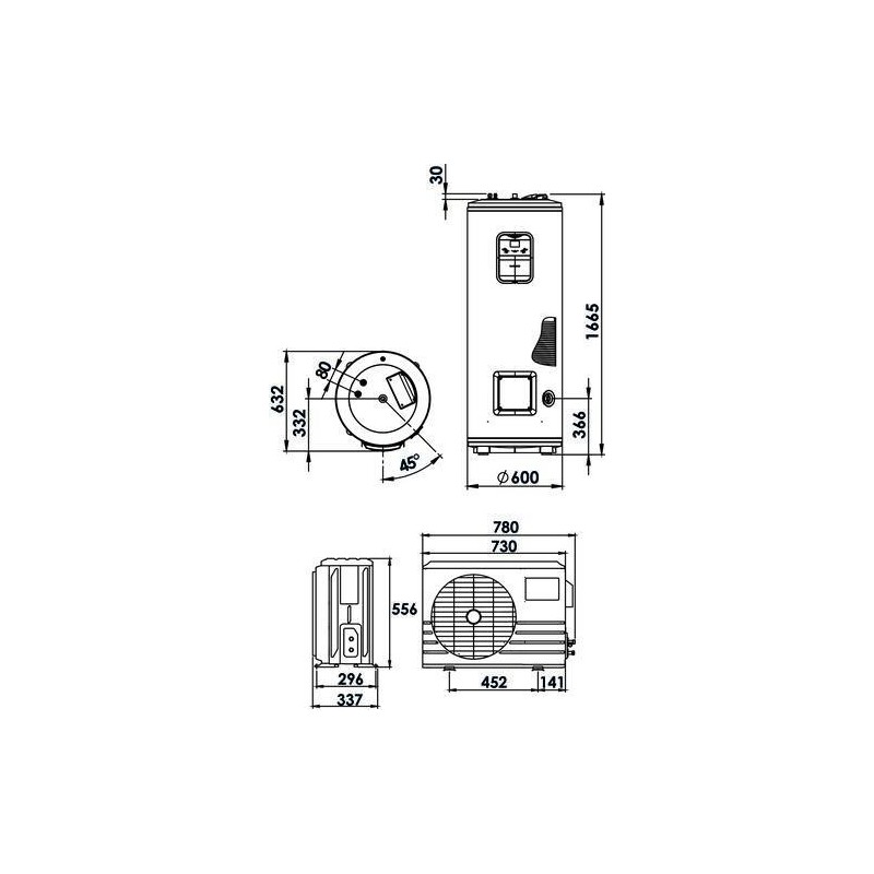 ARISTON - Bomba Calor NUOS SPLIT INVERTER WIFI ER 270 3069763