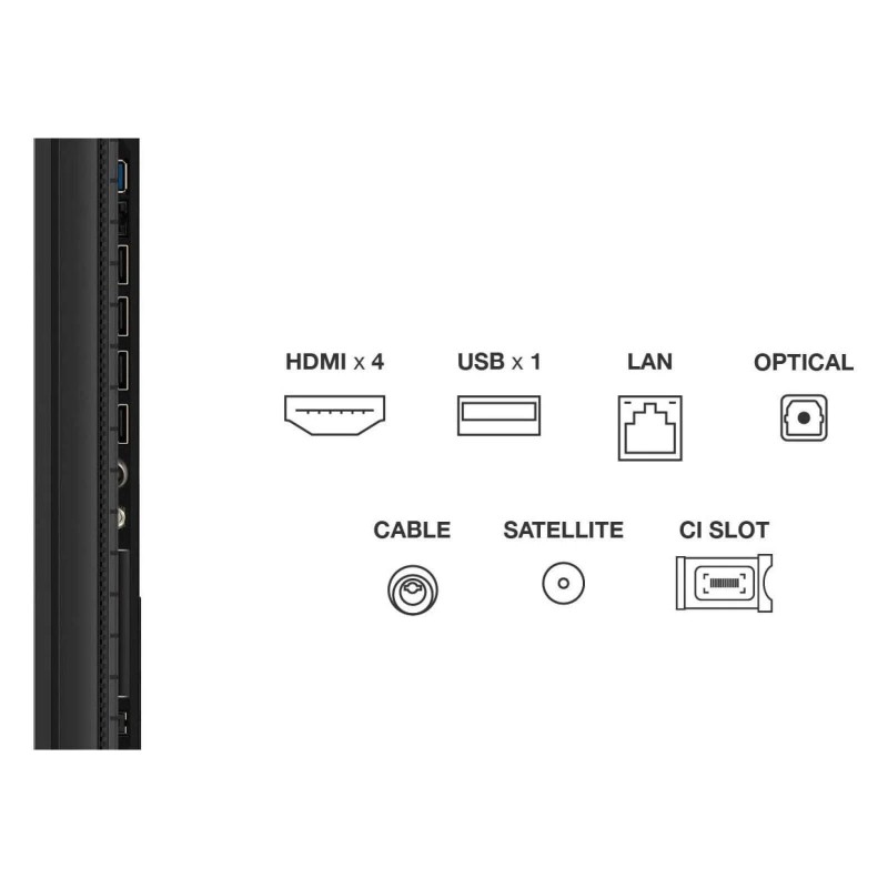 TCL P8K 85P8K QLED TV Plano 216 cm (85") 4K Ultra HD, Smart TV, Google TV, Wi-Fi, Ethernet, LAN, Bluetooth, Preto, Metálico - 5901292525866