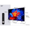 TCL P8K 85P8K QLED TV Plano 216 cm (85") 4K Ultra HD, Smart TV, Google TV, Wi-Fi, Ethernet, LAN, Bluetooth, Preto, Metálico - 5901292525866