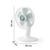 ROWENTA - Ventoinha de Mesa Turbo Silence VU2740F0