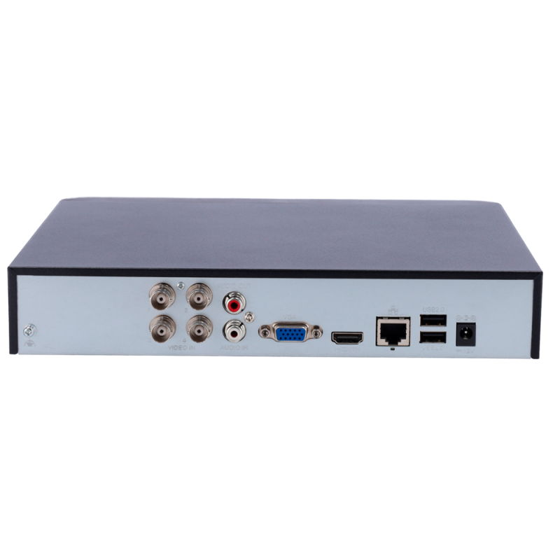 Uniarch UV-XVR-104G3 Gravador DVR 5n1, 4 CH, 6 IP, 5 MP, 24 Mbps, 1 HDD até 8 TB, HDMI Full HD e VGA - 8435325468990