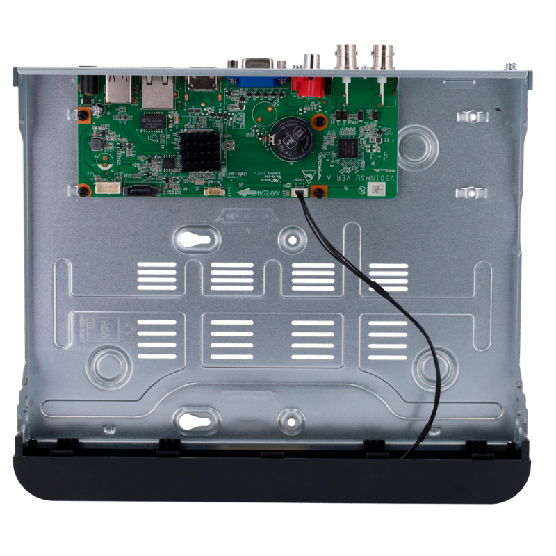 Uniarch UV-XVR-104G3 Gravador DVR 5n1, 4 CH, 6 IP, 5 MP, 24 Mbps, 1 HDD até 8 TB, HDMI Full HD e VGA - 8435325468990