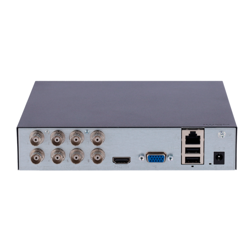Uniarch UV-XVR-108F Gravador XVR 5n1, 8 CH, 10 IP, 6 MP, 24 Mbps, 1 HDD até 6 TB, HDMI Full HD e VGA - 6937096308809