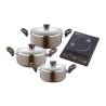 BERGNER - Trem Cozinha Fiona 3 peças+placa induçã