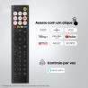 Hisense 85E7S QLED TV Plano 215,9 cm (85") 4K Ultra HD, Smart TV, Wi-Fi, Ethernet, LAN, Bluetooth, Preto - 6942351432076