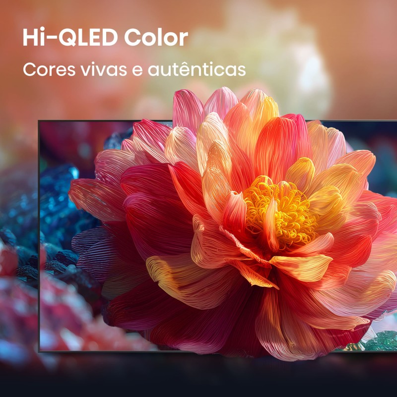 Hisense 75E7S QLED TV Plano 190,5 cm (75") 4K Ultra HD, Smart TV, Wi-Fi, Ethernet, LAN, Bluetooth, Preto - 6942351431901