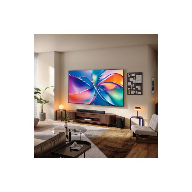 Hisense 98E7Q QLED TV Plano 248,0 cm (98") 4K Ultra HD, Smart TV, Wi-Fi, Ethernet, LAN, Bluetooth, Preto - 6942351424491