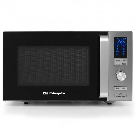 Micro Ondas Orbegozo MIG 2528 Grill e Convecção 1950 W 25 L Display LED Temporizador Inox - 8435568401099