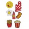 PURO - Patch Stickers Kit 7pcs PMSFOODMIX1 - 8033830183775