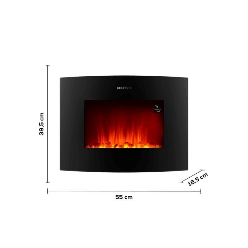 CECOTEC - Lareira Elétrica ReadyWarm 2250 Curved Flames Connected 5813
