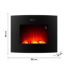 CECOTEC - Lareira Elétrica ReadyWarm 2650 Curved Flames Connected 5814