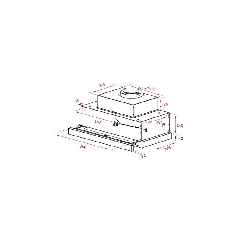 TEKA - Exaustor CNL 6815 PLUS INOX