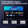 Hisense 85U8Q ULED Mini LED PRO TV Plano 215,9 cm (85") 4K Ultra HD, Smart TV, Wi-Fi, Ethernet, LAN, Bluetooth, Preto, Cinzento - 6942351419640