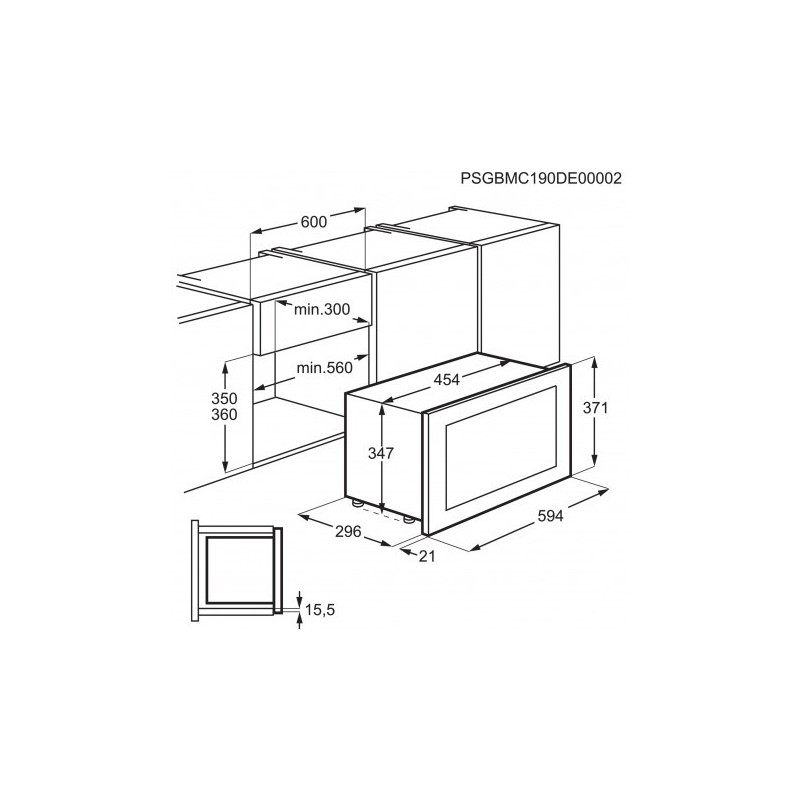 ELECTROLUX - Microondas KMFD172TEX