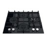 H.ARISTON - Placa Cristal Gás HAGS 62F/BK