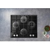 H.ARISTON - Placa Cristal Gás HAGS 62F/BK