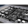 H.ARISTON - Placa Cristal Gás HAGS 62F/BK