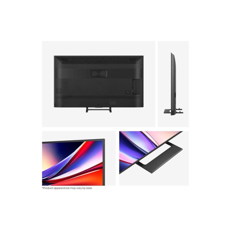 Hisense A7Q 75A7Q QLED TV Plano 190,5 cm (75") 4K Ultra HD, Smart TV, Wi-Fi, Ethernet, LAN, Bluetooth, Preto - 6942351420752