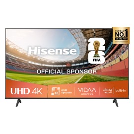 Hisense 65A6Q LED TV Plano 165,1 cm (65") 4K Ultra HD, Smart TV, Wi-Fi, Ethernet, LAN, Bluetooth, Preto - 6942351415406