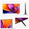 Hisense 65A6Q LED TV Plano 165,1 cm (65") 4K Ultra HD, Smart TV, Wi-Fi, Ethernet, LAN, Bluetooth, Preto - 6942351415406