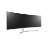 Monitor LG 49P 32 9 UltraWide Dual QHD. HDMI DP USB TypeC Colunas Tilt Ajust.Altura Branco cinza - 8806091221599