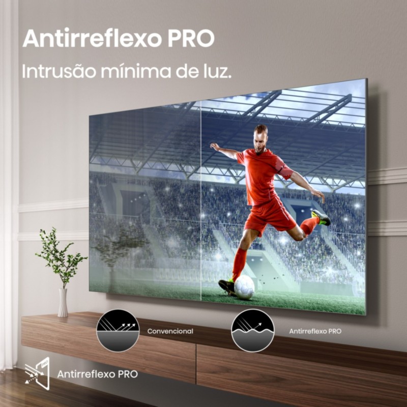 Hisense 65U8Q ULED Mini LED PRO TV Plano 165,1 cm (65") 4K Ultra HD, Smart TV, Wi-Fi, Ethernet, LAN, Bluetooth, Preto, Cinzento - 6942351419367