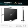 Hisense A7Q 65A7Q QLED TV Plano 165,1 cm (65") 4K Ultra HD, Smart TV, Wi-Fi, Ethernet, LAN, Bluetooth, Preto - 6942351420615
