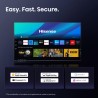 Hisense A7Q 65A7Q QLED TV Plano 165,1 cm (65") 4K Ultra HD, Smart TV, Wi-Fi, Ethernet, LAN, Bluetooth, Preto - 6942351420615